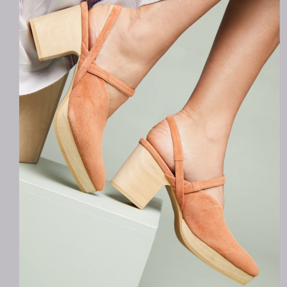 🆕NIB orig $428 Rachel Comey Level Heels in Blush